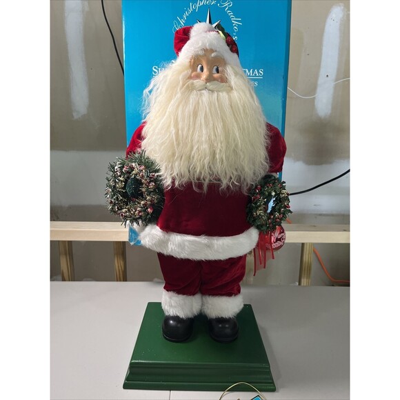 Christopher Radko 27” Musical Heirloom Santa Limited Edition 49 Of 600